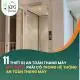 11 thiết bị an toàn thang máy bắt buộc phải có trong hệ thống an toàn thang máy